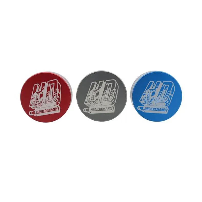 High Demand branded metal herb grinders available at local dispensaries washington dc.